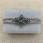 Preview: Armband "Klari" Smaragd Total