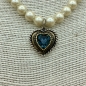 Preview: Perlenkette "Sophie" Saphir