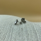 Preview: silberne Ohrstecker „Anne“ mit ovalen Swarovski®-Kristall