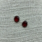 Preview: silberne Ohrstecker „Anne“ mit ovalen Swarovski®-Kristall