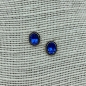 Preview: silberne Ohrstecker „Anne“ mit ovalen Swarovski®-Kristall