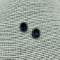 Preview: silberne Ohrstecker „Anne“ mit ovalen Swarovski®-Kristall