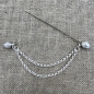 Preview: lange Tuchnadel offen | Trachtenschmuck und Accessoires aus Oberbayern