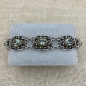 Preview: Armband "Theresa" Grau Front