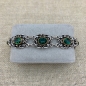 Preview: Armband "Theresa" Smaragd Front