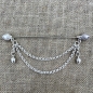 Preview: lange Tuchnadel mit Eichel Gesamt | Trachtenschmuck und Accessoires aus Oberbayern