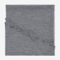 Preview: Merino-Strickstola mit Wellensaum - Grau
