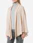 Preview: Strickstola mit Wellensaum - Beige | Die Auswahl an Accessoires zur Tracht