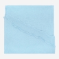 Preview: Merino-Strickstola mit Wellensaum - Eisblau