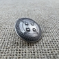 Preview: antiker Taler-Knopf - alt-silber | Kurzwaren und Trachtenaccessoires