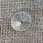 Preview: nordischer Taler-Knopf - neu-silber