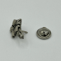 Preview: Enzian-Anstecknadel im Antik-Silber-Look