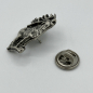 Preview: Hirsch-Anstecknadel im Antik-Silber-Look