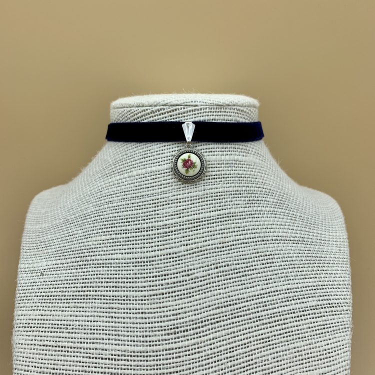 Samtband-Collier Total