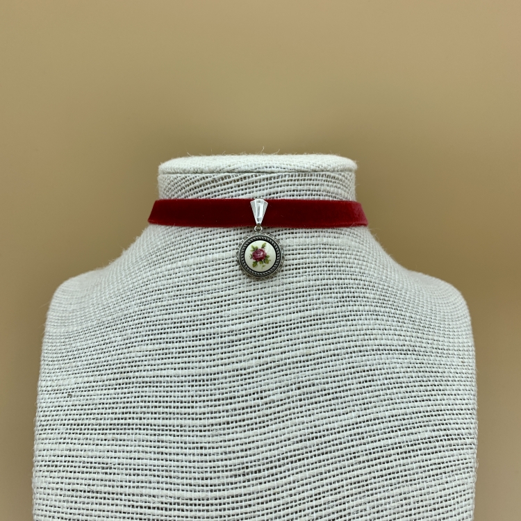 Samtband-Collier Total