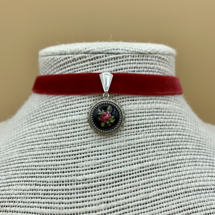 Samtband-Collier R9