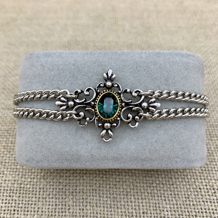 Armband "Klari" Smaragd Total