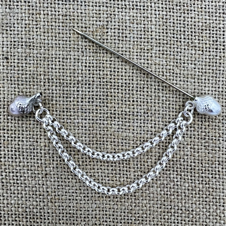 kurze Tuchnadel Offen | Trachtenschmuck und Accessoires aus Oberbayern