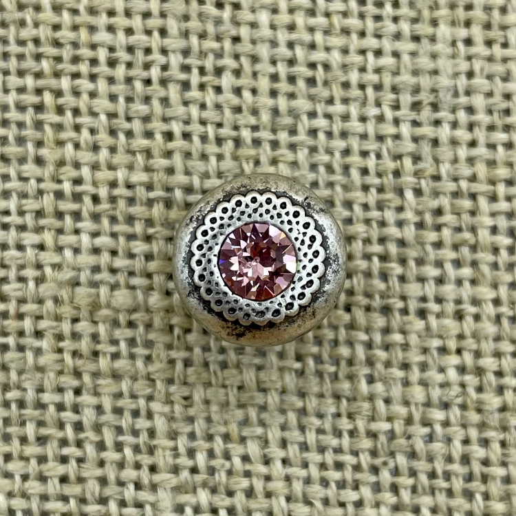 Filigraner Knopf - Light Rose 223 | Trachtenknöpfe  und Kurzwaren
