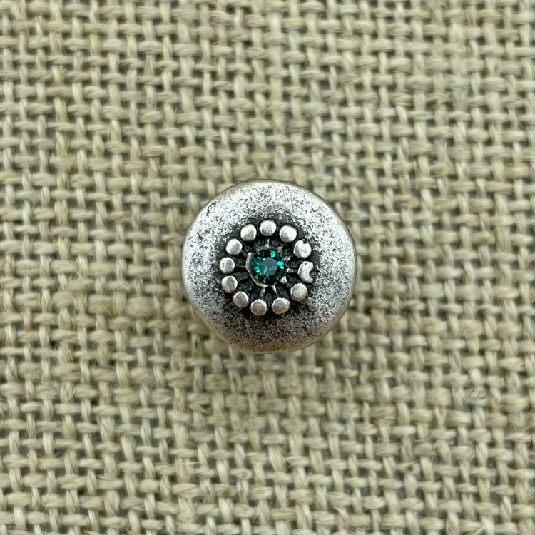Filigraner Knopf - Emerald 205 | Trachtenknöpfe  und Kurzwaren