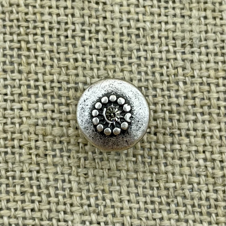 Filigraner Knopf - Black Diamond 215 | Trachtenknöpfe  und Kurzwaren