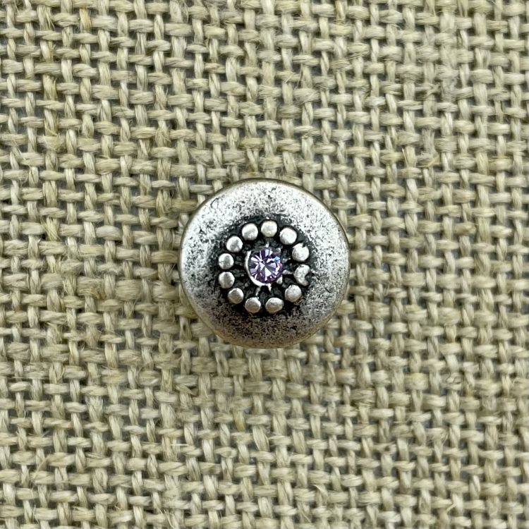 Filigraner Knopf - Violet 371 | Trachtenknöpfe  und Kurzwaren