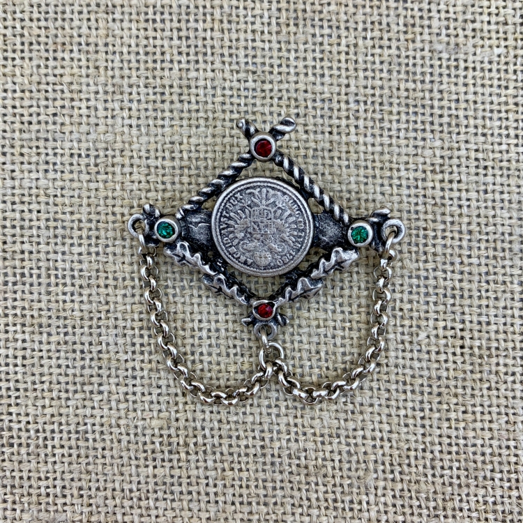 Anstecknadel Münze vorne