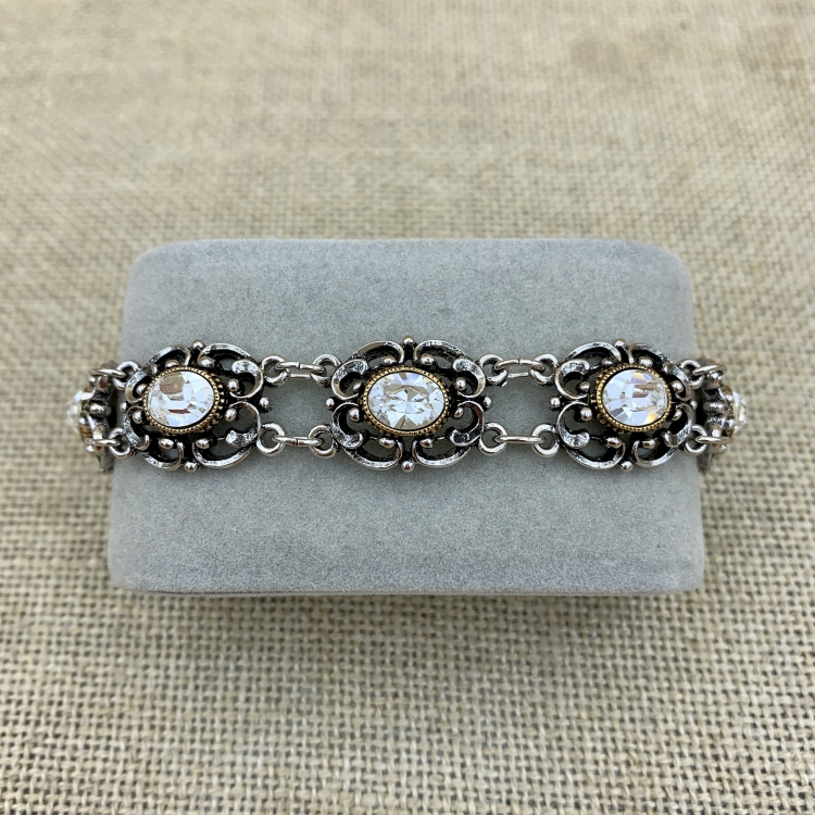 Armband "Theresa" Kristall Front