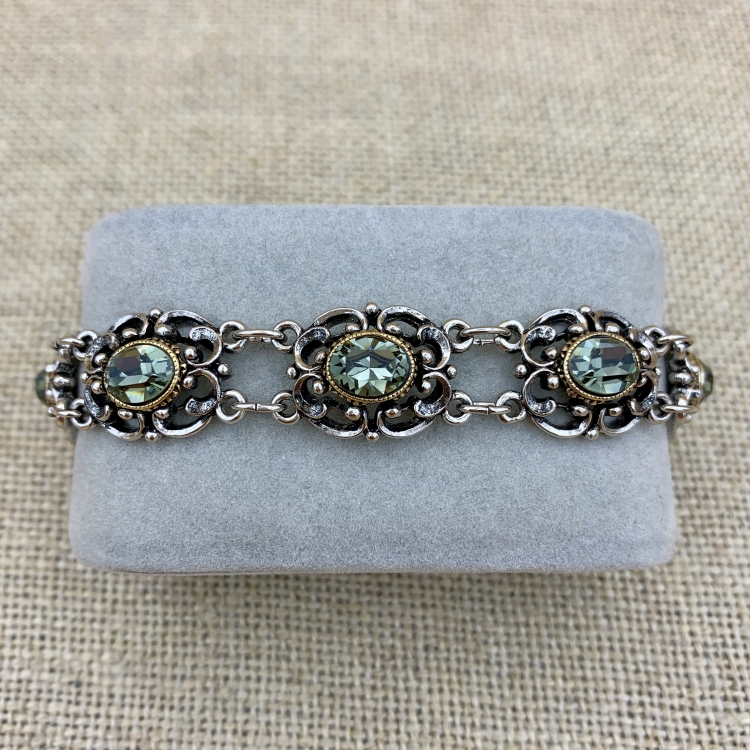 Armband "Theresa" Grau Front