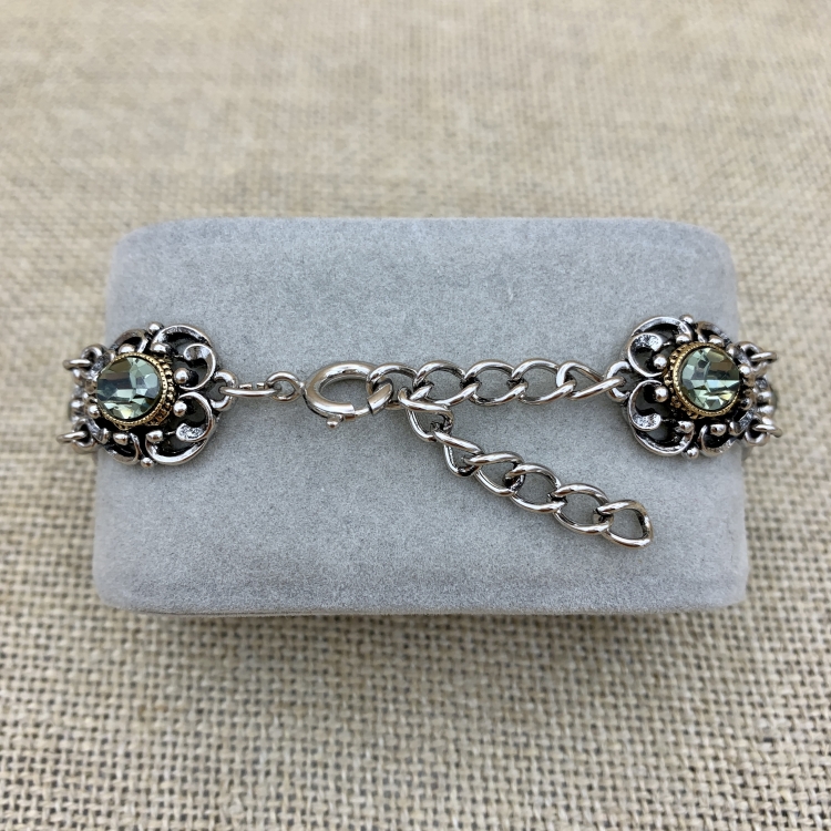 Armband "Theresa" Grau Verschluss