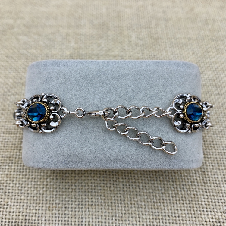 Armband "Theresa" Saphire Verschluss