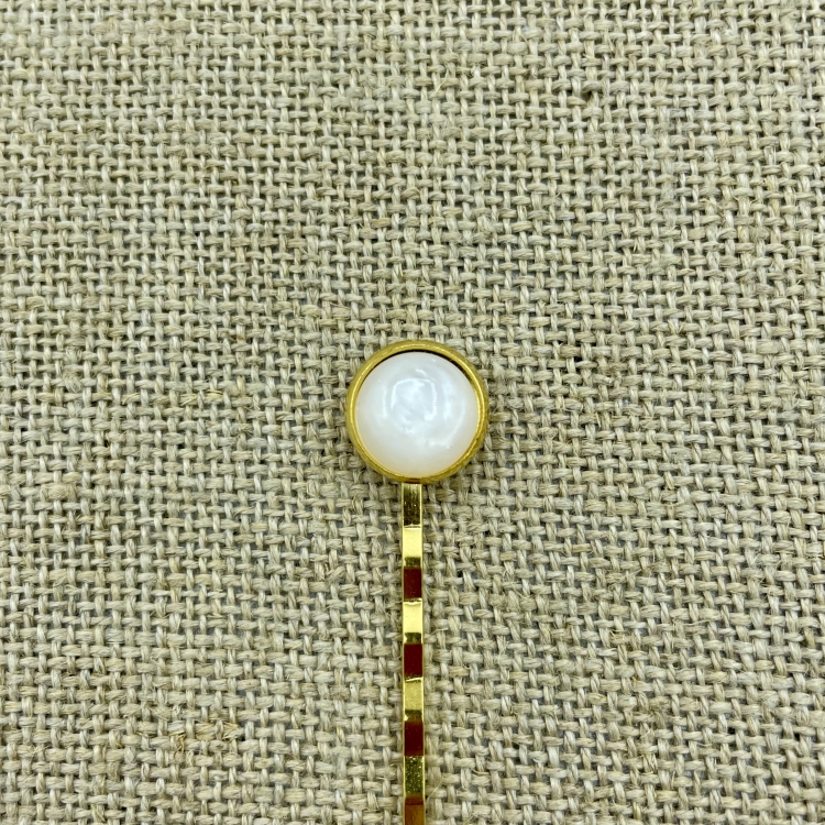goldene Haarklammer P8 | Trachtenschmuck