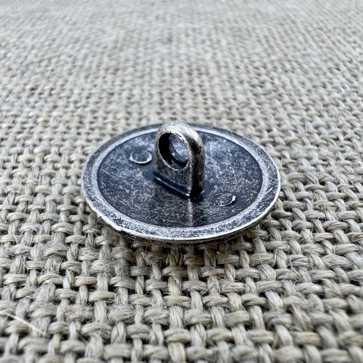 antiker Taler-Knopf - alt-silber | Kurzwaren und Trachtenaccessoires
