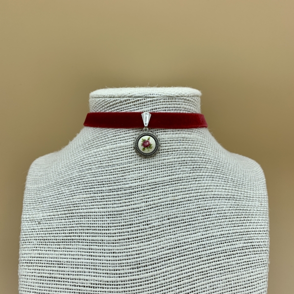 Samtband-Collier Total