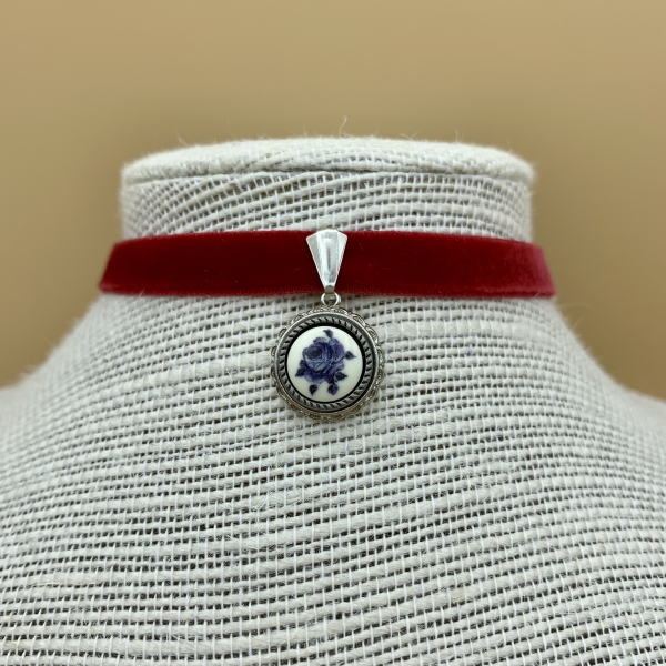 Samtband-Collier R6