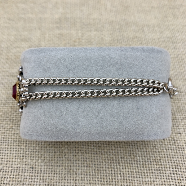 Armband "Klari" Rubin Seite