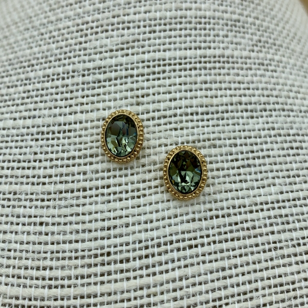 Ohrstecker Grau Total