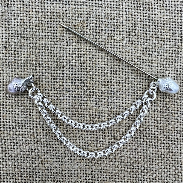kurze Tuchnadel Offen | Trachtenschmuck und Accessoires aus Oberbayern