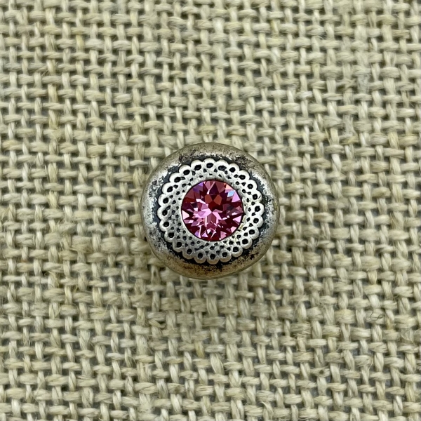 Filigraner Knopf - Rose 209 | Trachtenknöpfe  und Kurzwaren