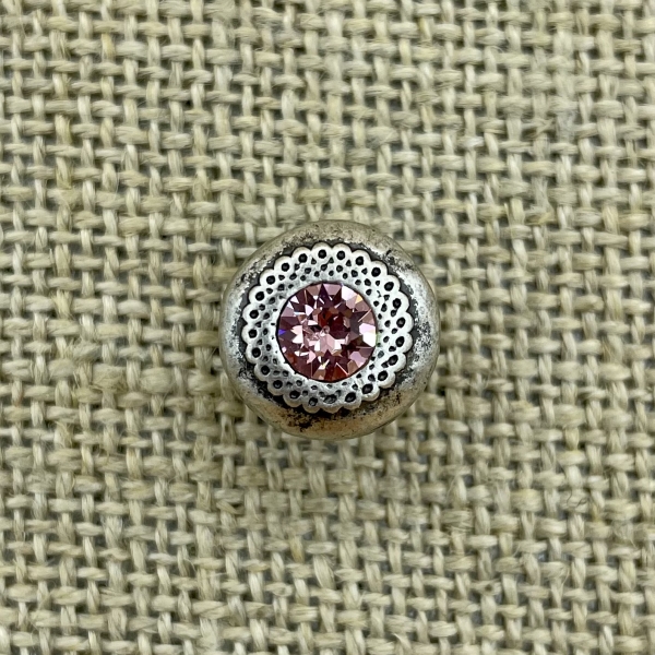 Filigraner Knopf - Light Rose 223 | Trachtenknöpfe  und Kurzwaren