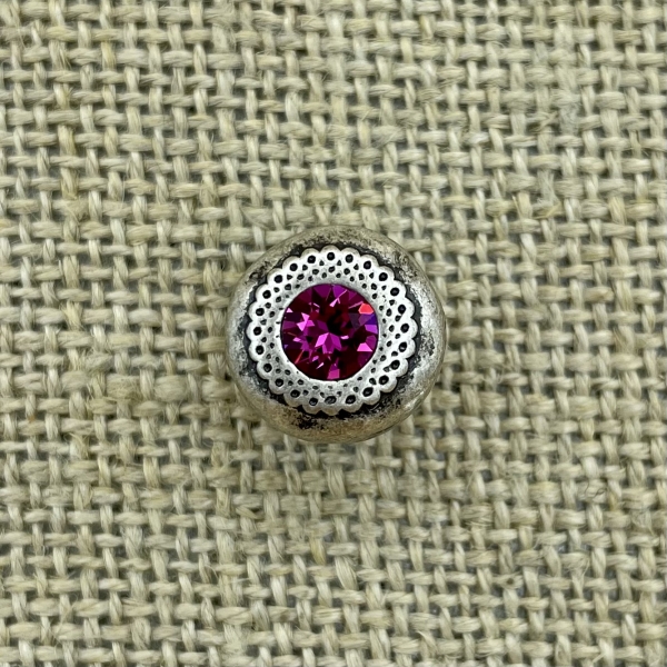 Filigraner Knopf - Fuchsia 502 | Trachtenknöpfe  und Kurzwaren