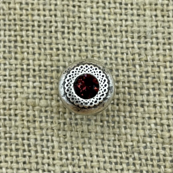 Filigraner Knopf - Burgundy 515 | Trachtenknöpfe  und Kurzwaren