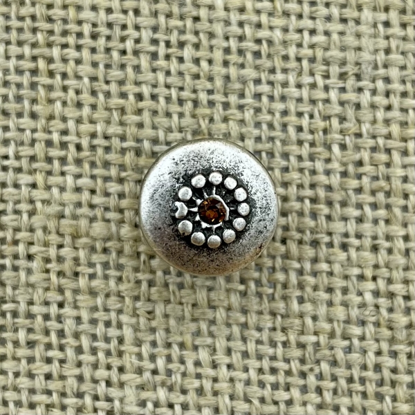 Filigraner Knopf -  Smoked Topaz 220 | Trachtenknöpfe  und Kurzwaren
