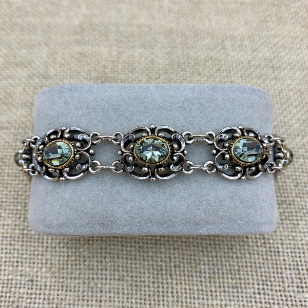 Armband "Theresa" Grau Front
