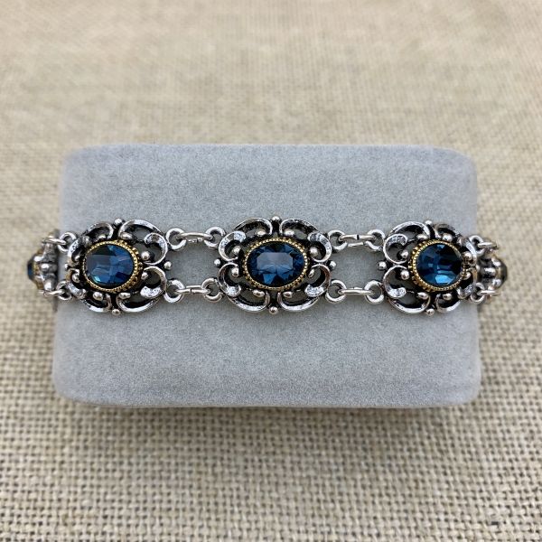 Armband "Theresa" Saphire Front