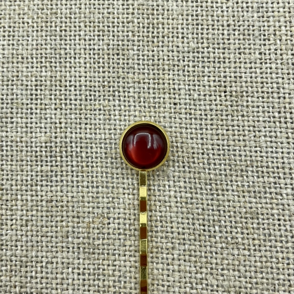 goldene Haarklammer Detail | Trachtenschmuck