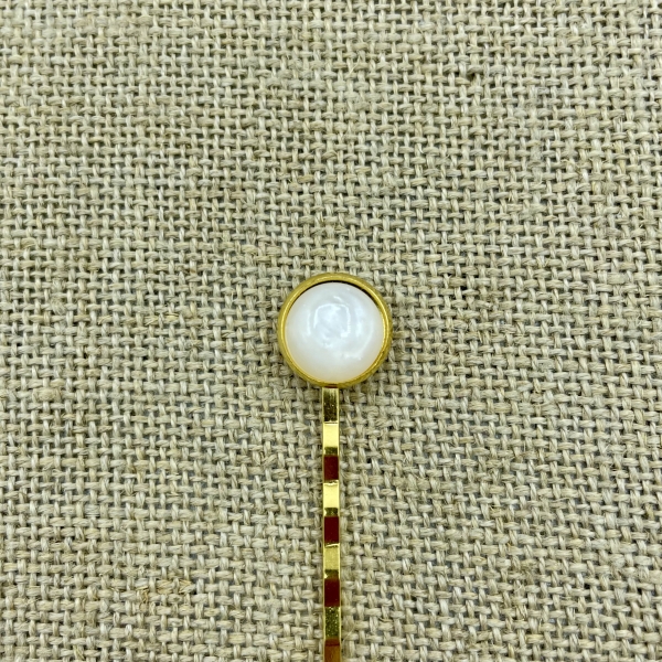 goldene Haarklammer P8 | Trachtenschmuck