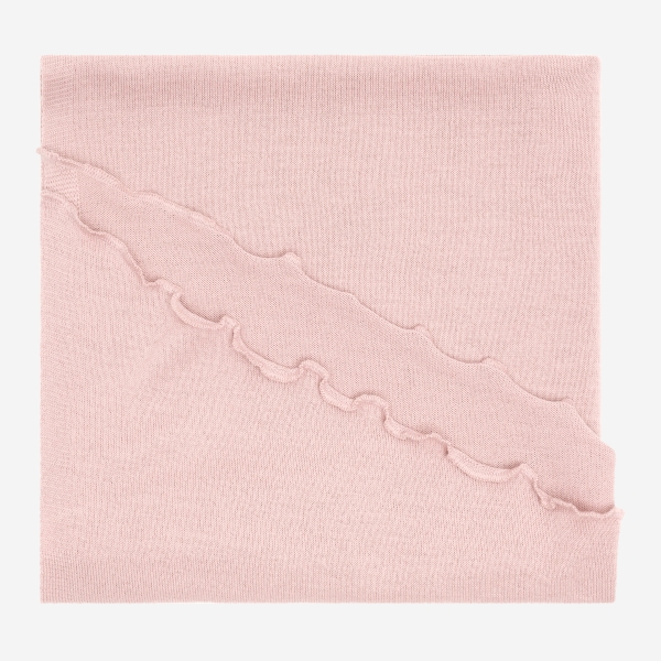 Strickstola mit Wellensaum - Altrosa | Die Auswahl an Accessoires zur Tracht