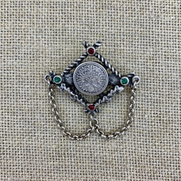 Anstecknadel Münze vorne