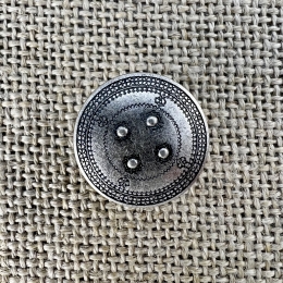antiker Taler-Knopf - alt-silber | Kurzwaren und Trachtenaccessoires